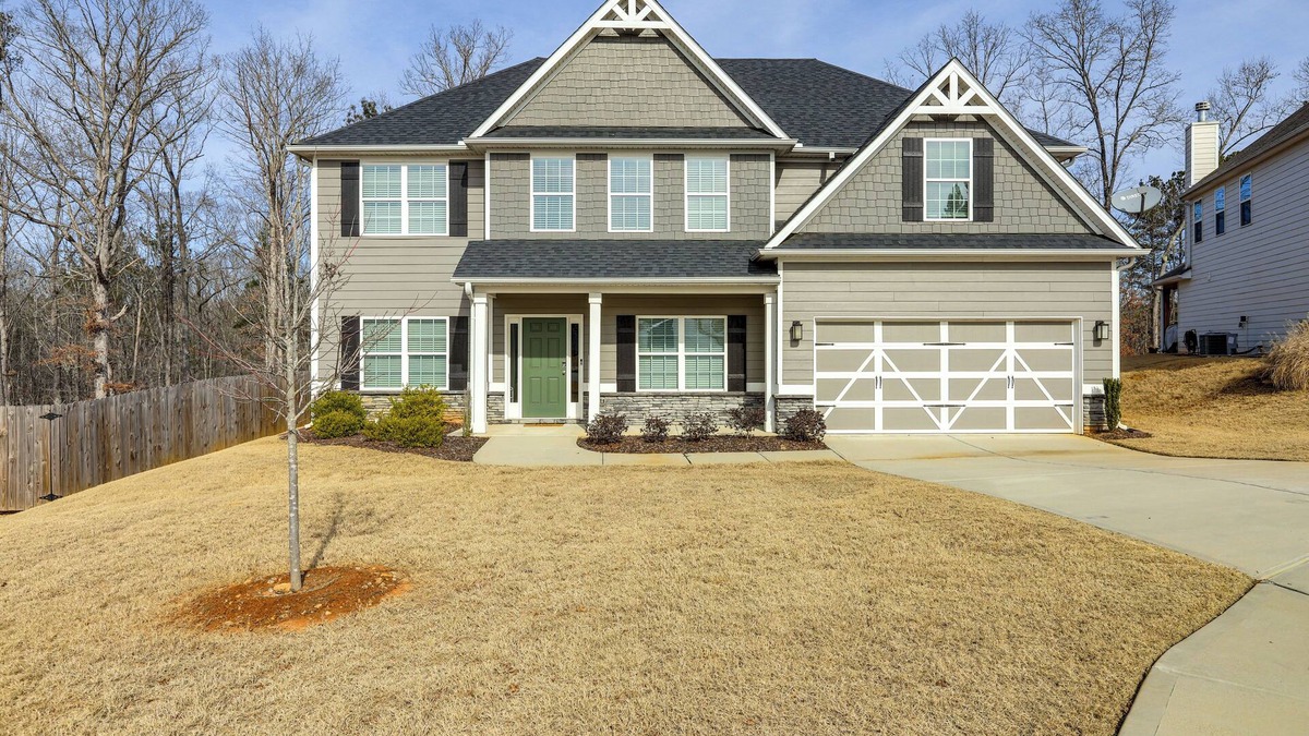 Newnan House | Patio w/Fireplace: Spacious Sharpsburg Home!