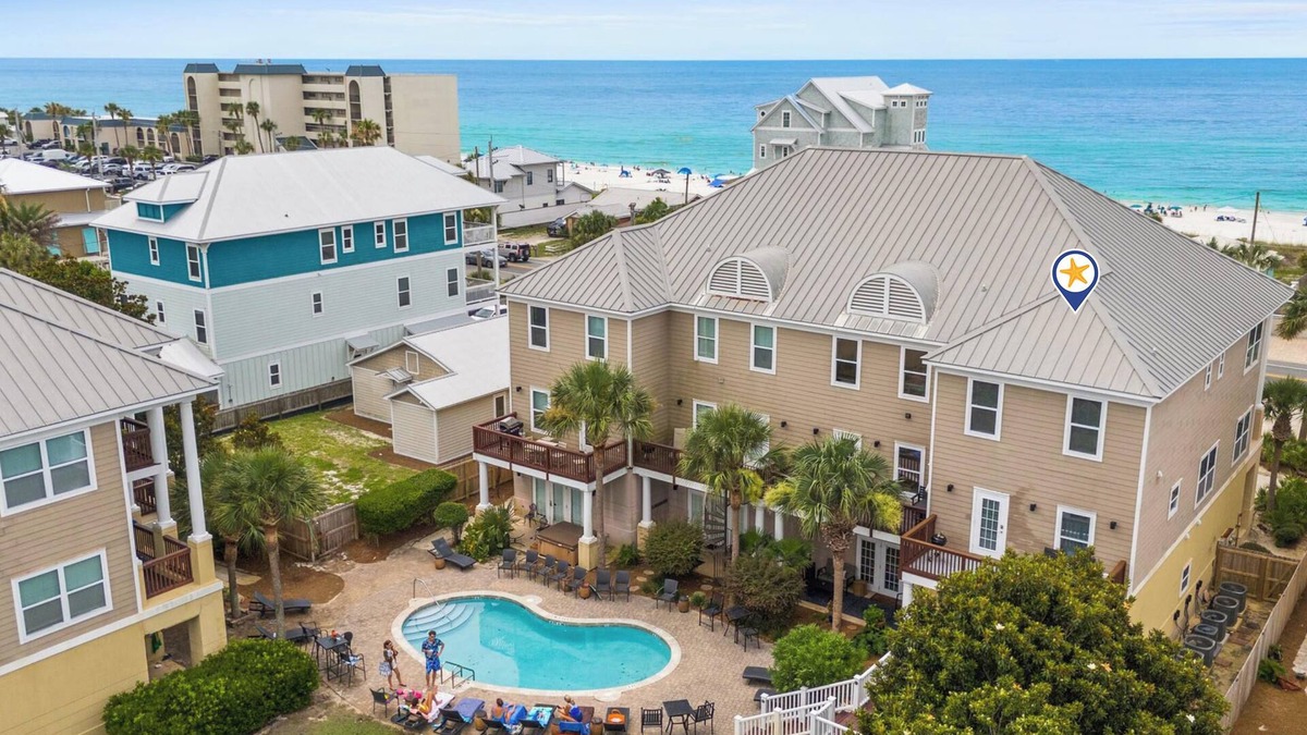 Kiska Beach House | PCB Beach House - Sunny Daze - Steps to the Beach - Free Golf and More