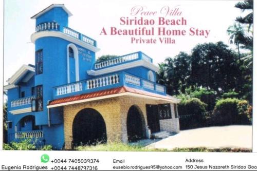 Siridao Villa | Peace Villa Luxurious 5BHK Siridao Goa Beach