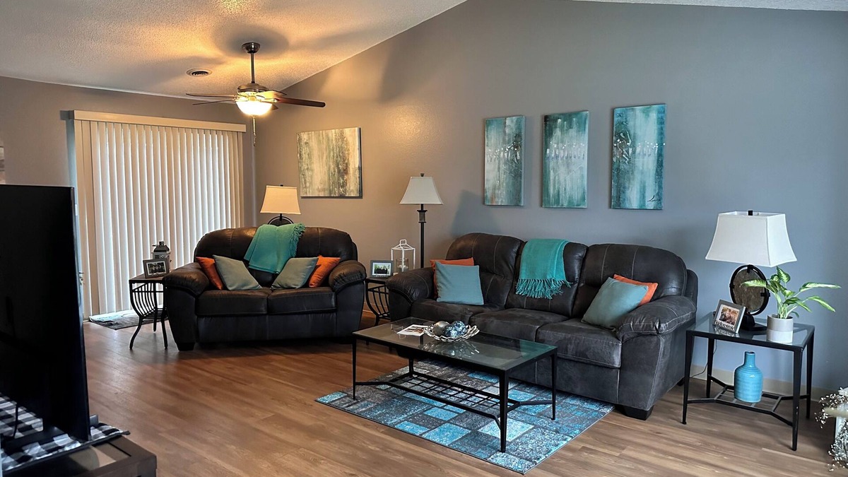Roseau House | Peaceful 2-bedroom townhome in Roseau, MN with attached garage!