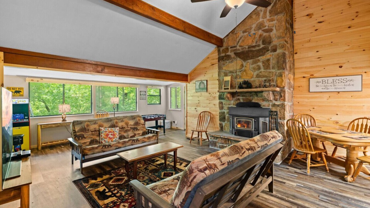 Cosby Cabin | Peaceful 3BR*Firepit*Games*8 Mins to National Park