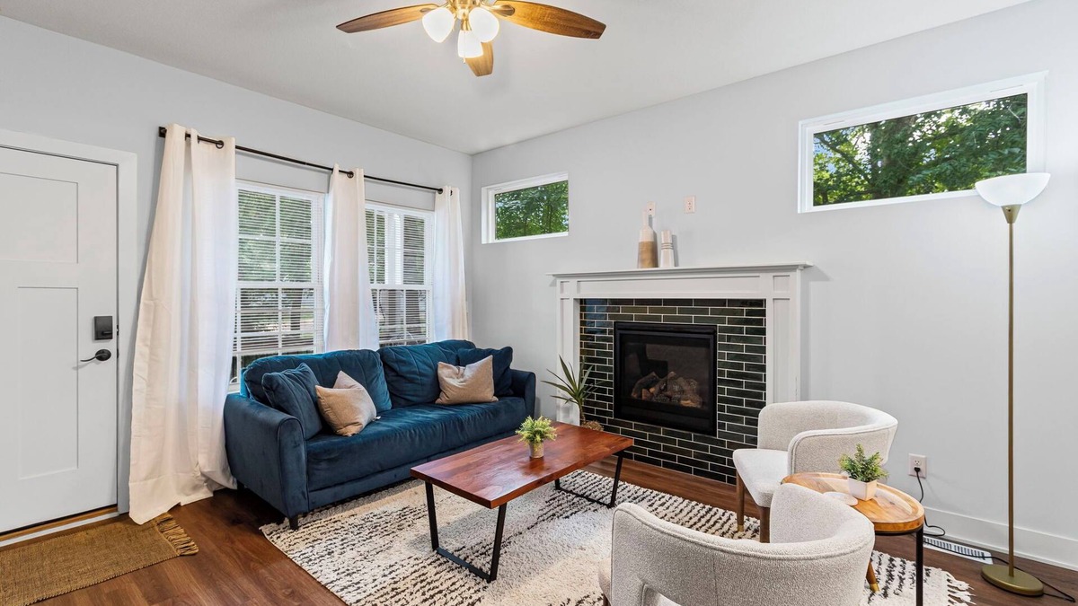 Blue Township House | Peaceful 4BR Home w/Porch, Deck & Wooded Views Perfect for Families and Friends