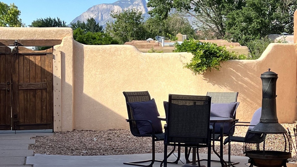 Northeast Heights House | Peaceful Courtyard Haven in Albuquerque's NE Heights, with Garage