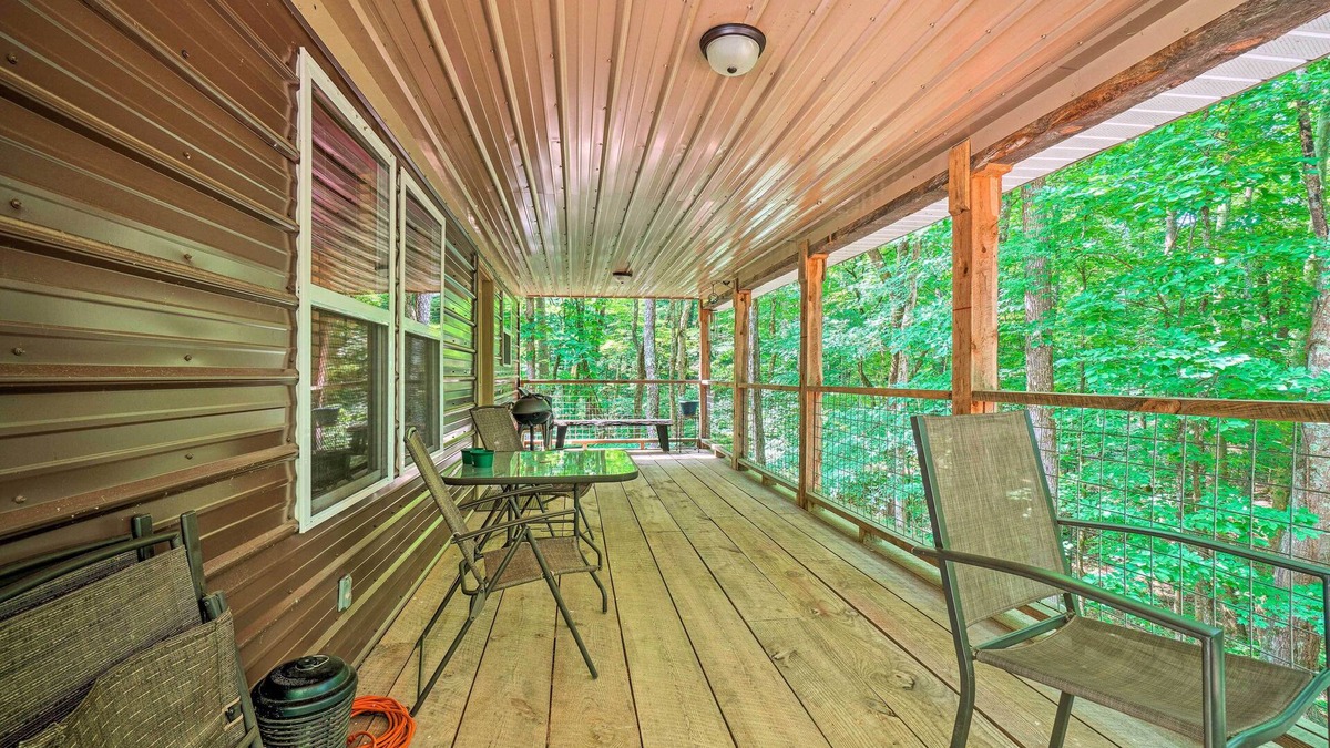 Chickamauga Lake Cabin | Peaceful Decatur Cabin w/Grill & Fire Pit!