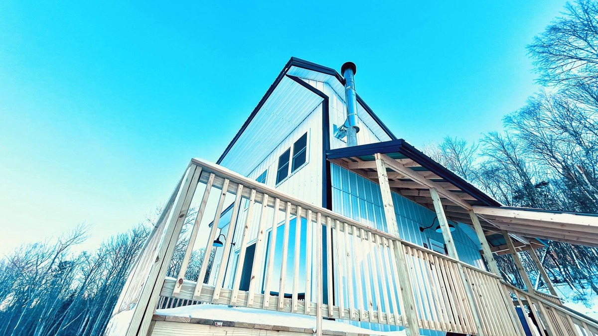Fort Kent Mills Cabin | Peaceful Eagle Eye Cabin ON THE TRAIL in Fort Kent overlooking the St John River