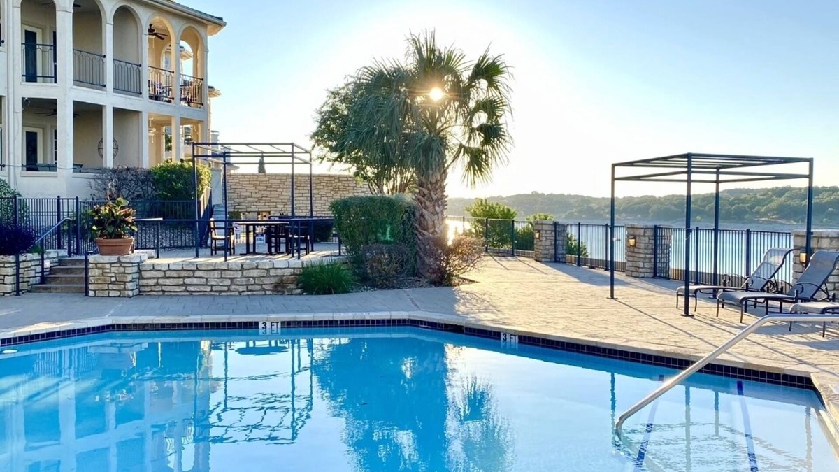 Highland Lake Estates Condo | Peaceful Getaway at Island of Lake Travis- Beautifully decorated- Huge patio!