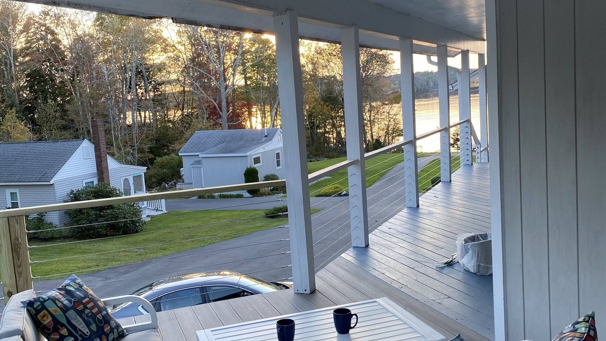 East Boothbay Apartment | Peaceful Gorgeous Sunsets! Dock and Low tide coastal beach!