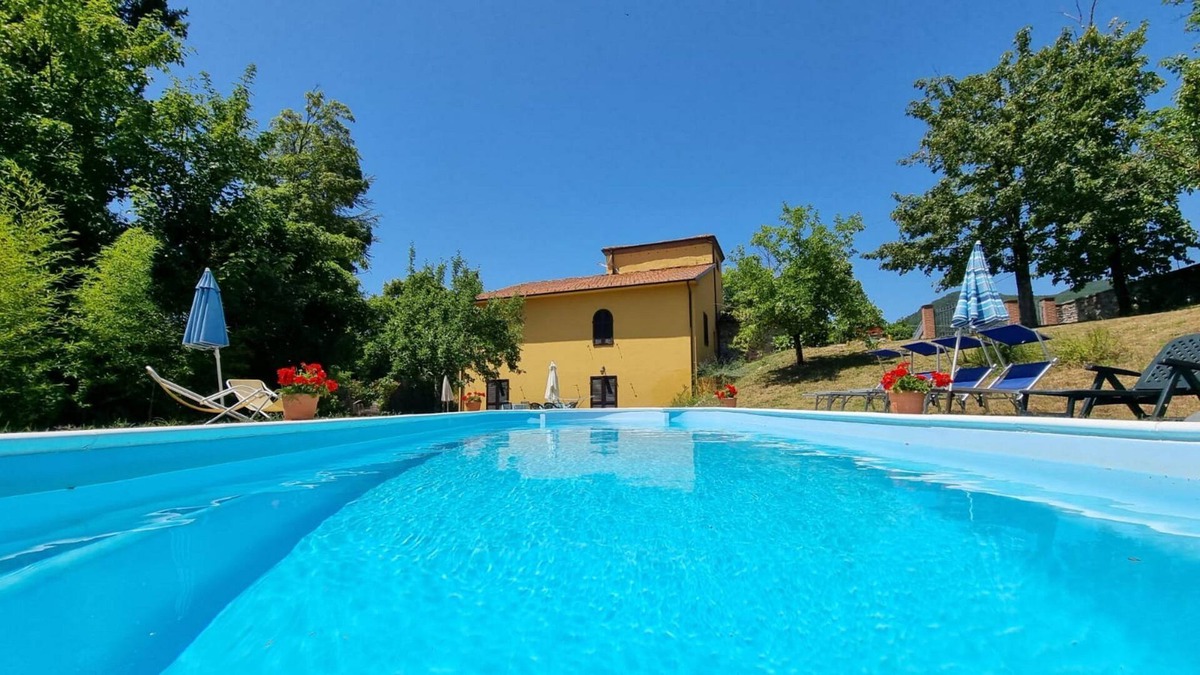 Colognola Villa | Peaceful restored village house with garden & private pool, close to facilities