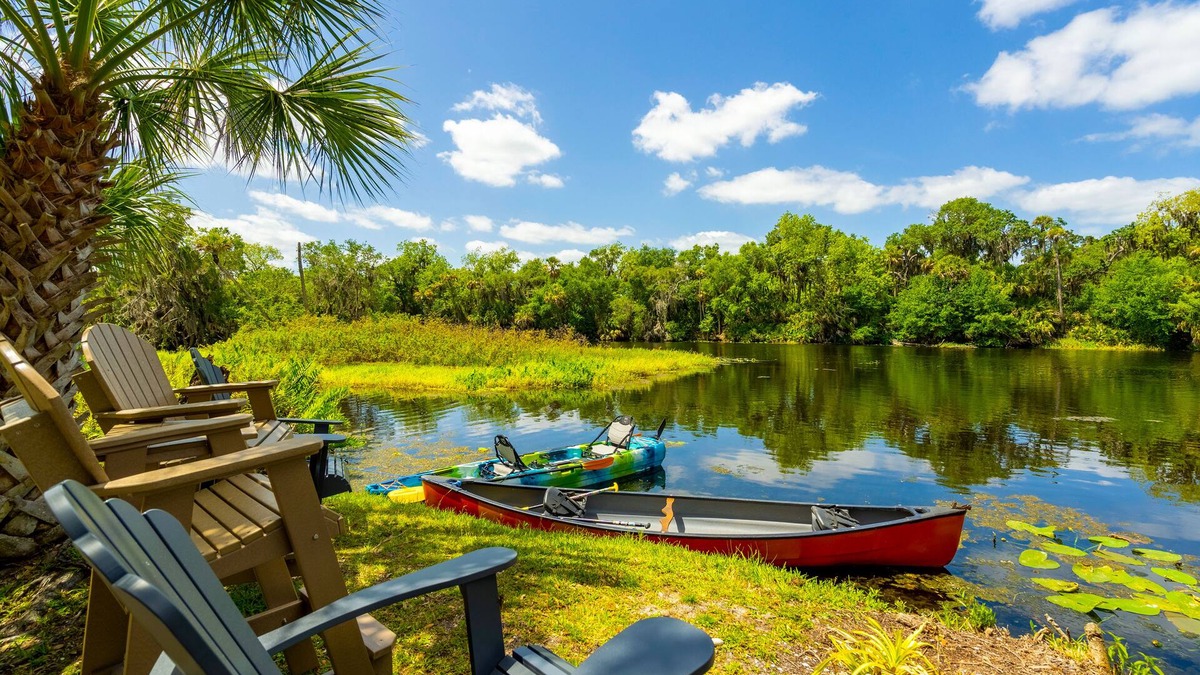 Braden River House | Peaceful Riverfront Oasis with Private Island
