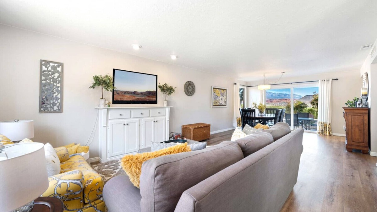 St. George Condo | Peaceful Sports Village Retreat | Beautiful Mountain Views, Pools & Patio