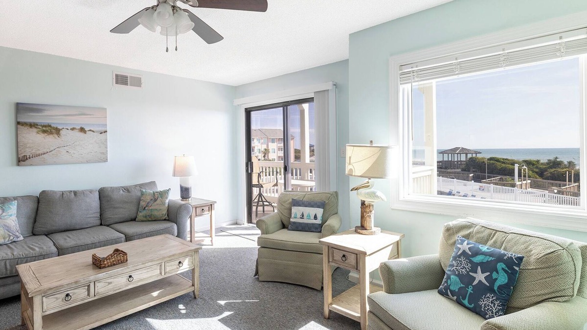 Emerald Isle Condo | Pebble Beach A-204, Oceanfront Condo in Emerald Isle, NC!