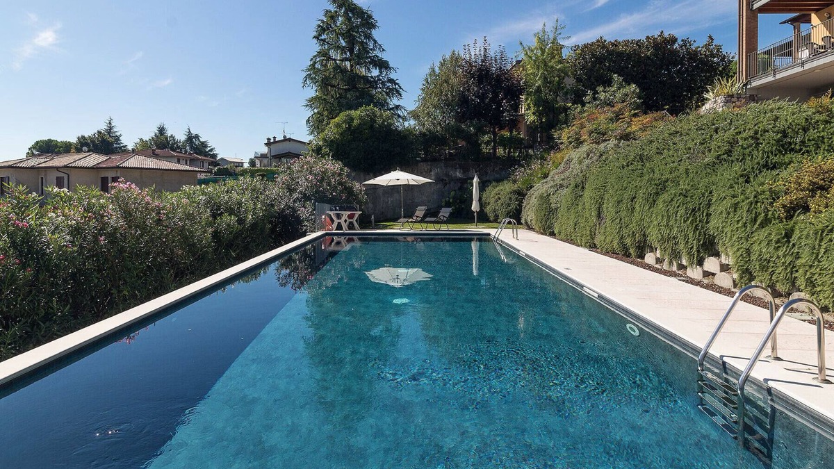 Polpenazze del Garda Apartment | Pegaso: with lake view balcony, pool and private garge