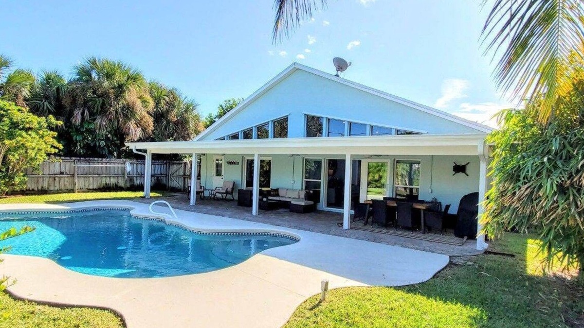 Melbourne Beach House | Pelican Pad - Four Bedroom home with private pool. Heated pool is available.