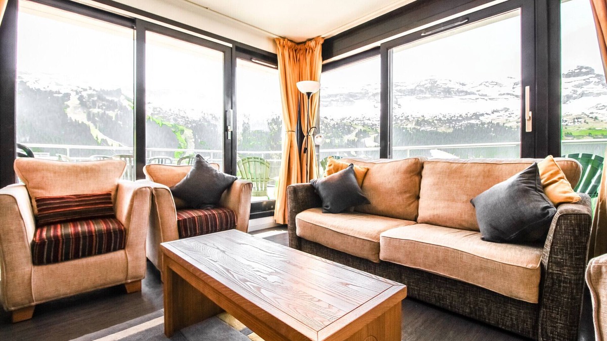 Flaine Apartment | Penthouse 3-bed apartment with large balcony, stunning views