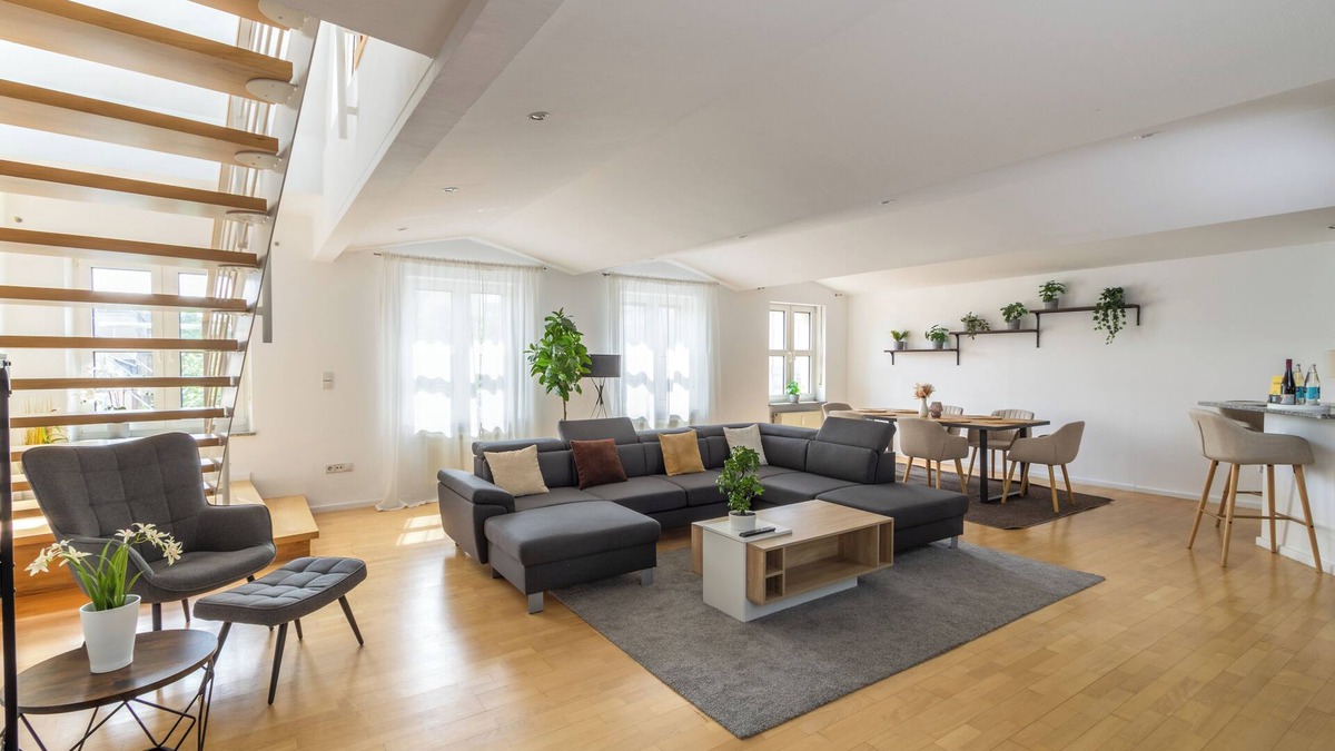Worms Apartment | Penthouse-Maisonette - City Center, Highspeed Internet, Garage Parking