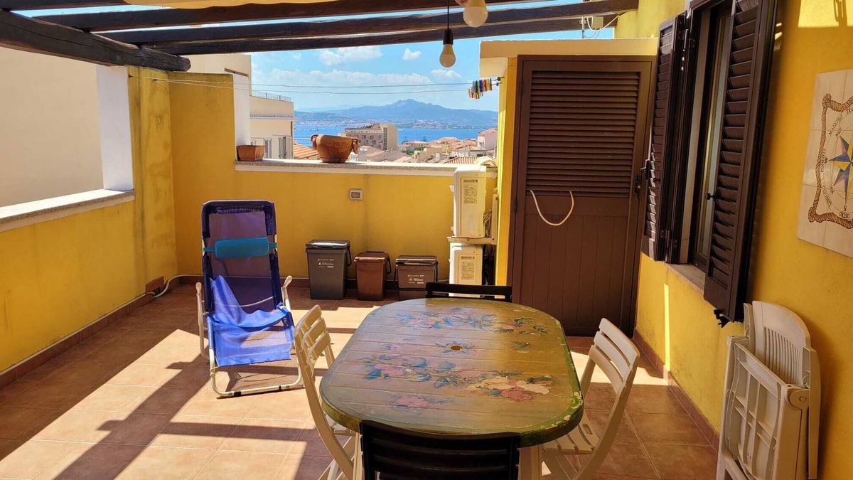 La Maddalena Apartment | PENTHOUSE WITH TERRACE OVERLOOKING PALAU, 5 MINUTES WALK FROM THE CENTER