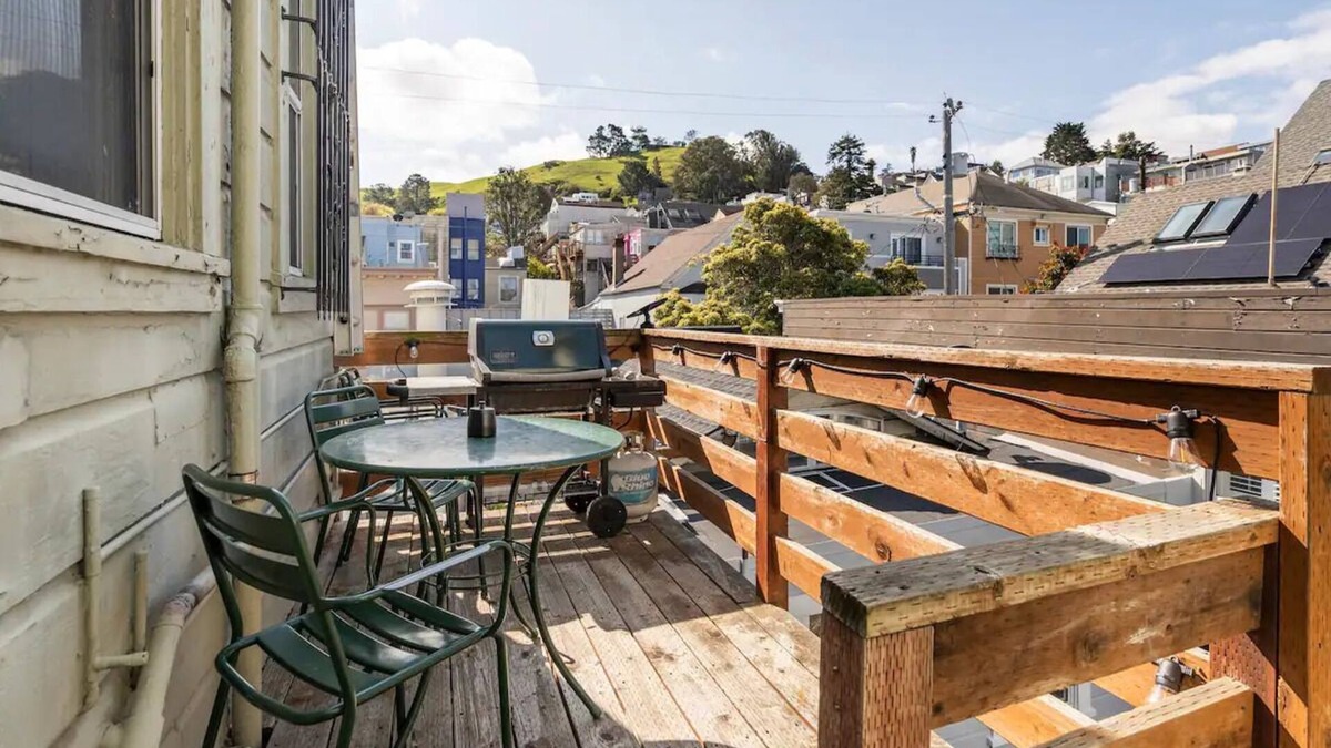 Bernal Heights Apartment | Perfect Corp 4BR 5Bed Victorian - Safe &Convenient