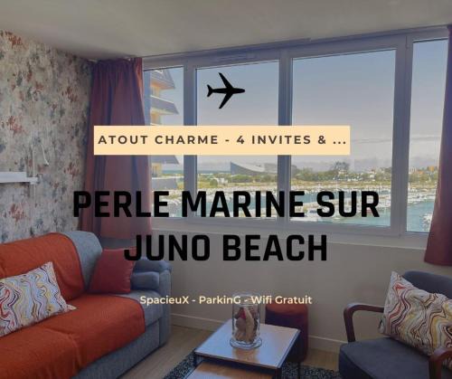 Courseulles-sur-Mer Apartment | Perle Marine - Lumineux Confortable 6p Bord de Mer