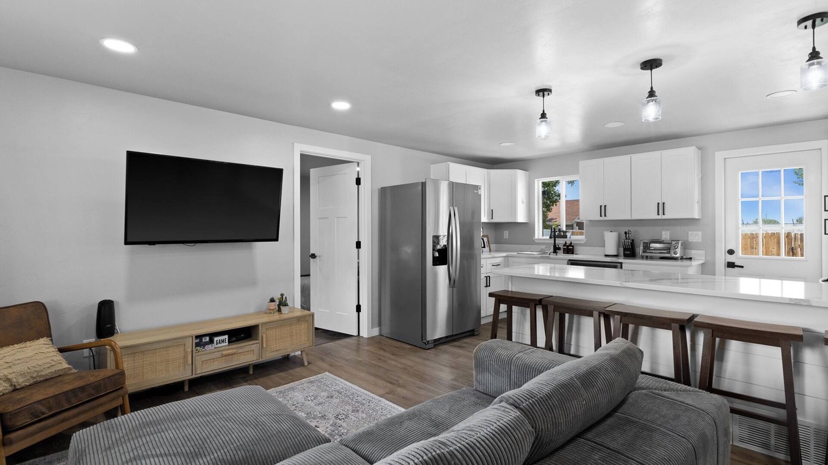 Casper House | Pet friendly house in Casper behind fairgrounds w AC, grill, WiFi, RV parking