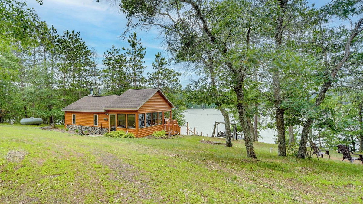 Minong Cabin | Pet-Friendly Waterfront Minong Cabin with Fire Pit
