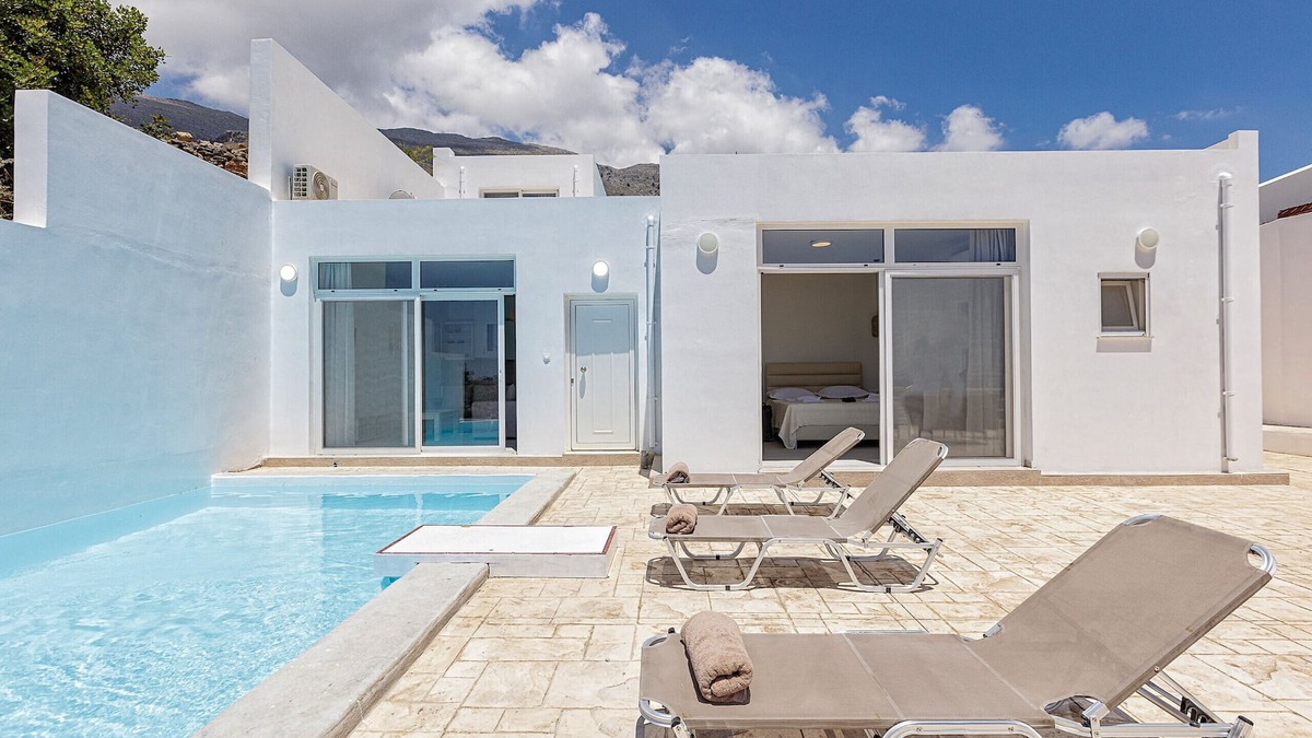Mariou Villa | Petres villa 4,Private pool,Near tavern & Plakias