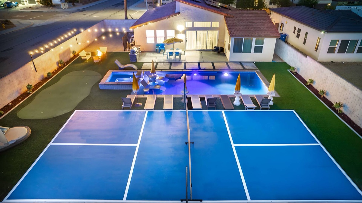 Desert Hot Springs House | Pickleball, Gameroom, Pool & Hot Tub, Firepit, BBQ