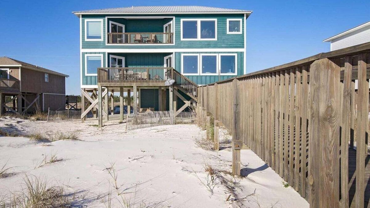 Fort Morgan House | Pier Serenity Your Fort Morgan Retreat Gulf Front by Prickett Properties