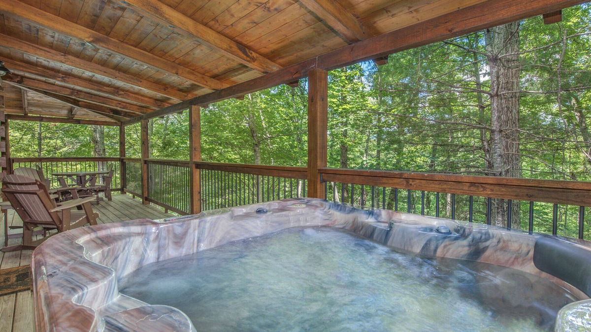 Gatlinburg - Pigeon Forge Cabin | Pigeon Forge Cabin, Log cabin, Hot tub, Arcade game, pool table, fireplace, wifi