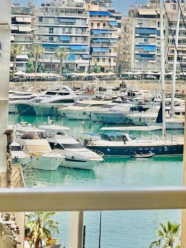 Pasalimani Apartment | Piraeus Pasalimani LargeTerrace Seaview Apartment