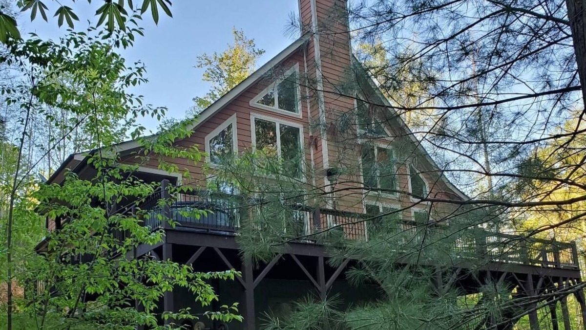 Hot Springs House | Pisgah National Forest back yard and a luxury Mountain home to relax in.