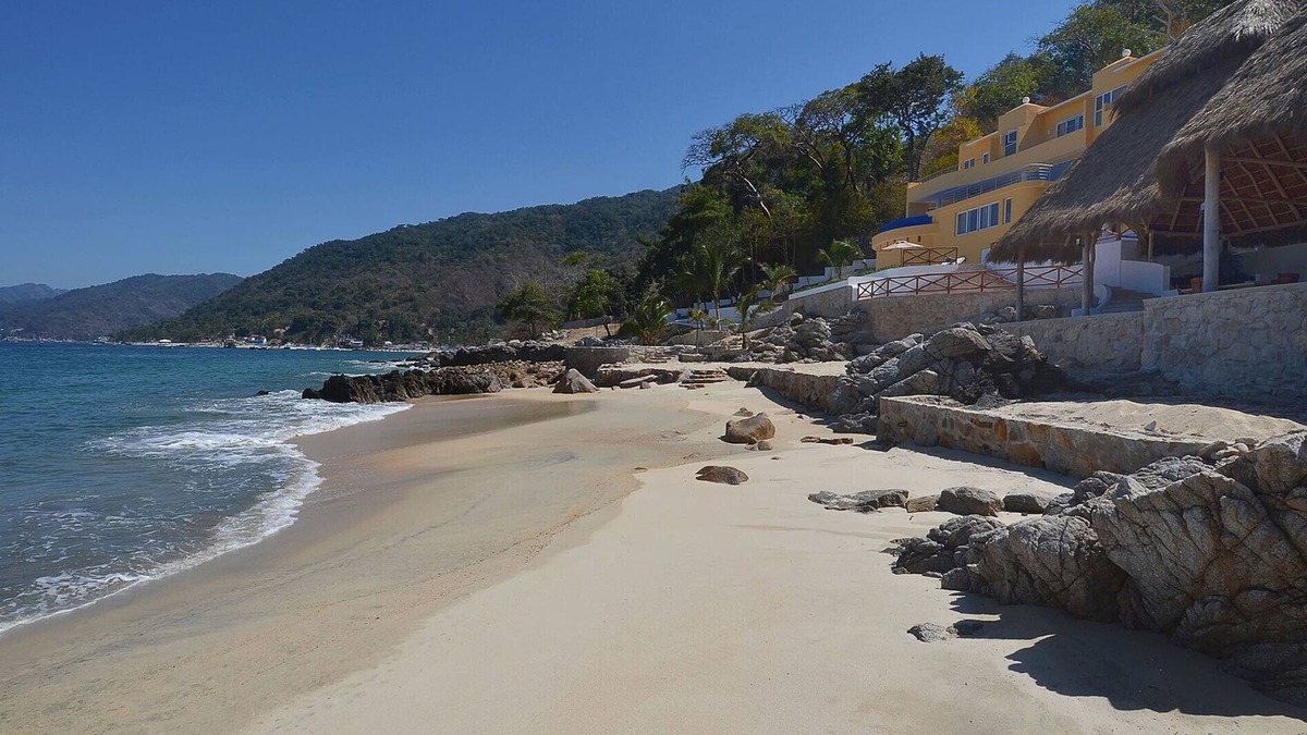 Puerto Vallarta Villa | Playasola - 3 Acre Oceanfront Villa with Private Sandy Beach.