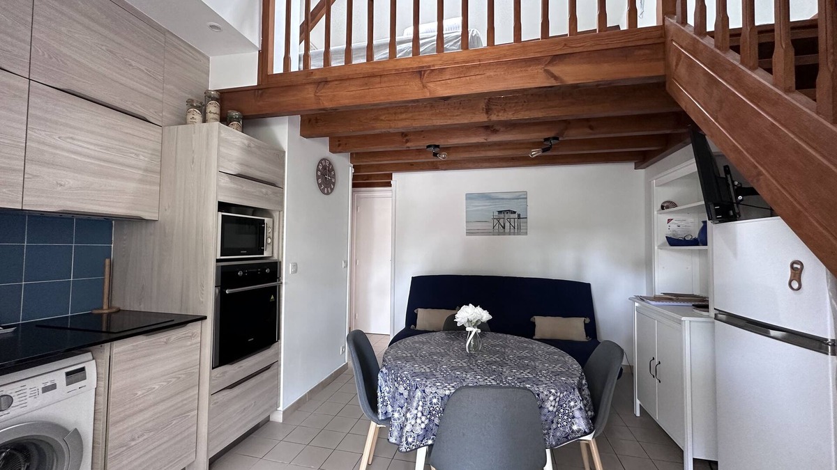 Capbreton House | Pleasant T2 with mezzanine and parking, 5min walk from the beach