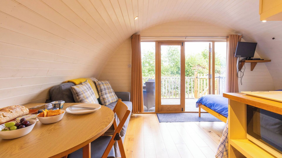 Llangammarch Wells House | Pod3 Otter Powys River Glamping Pods Builth Wells Wales