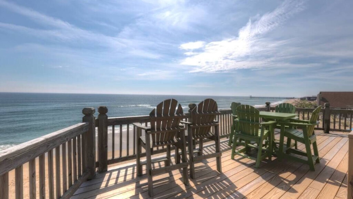 South Nags Head House | Pompous Pelican: Luxury Oceanfront Escape - 6 BR/6 BA - Breathtaking Views & Hot