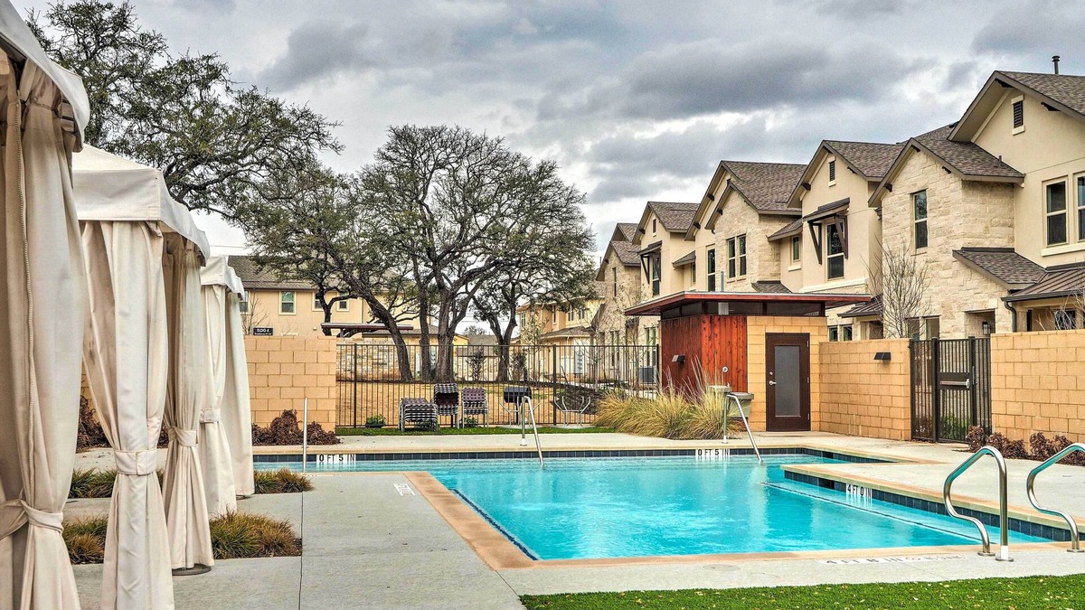 McNeil House | Pool Access: Upscale & Modern Austin Townhome
