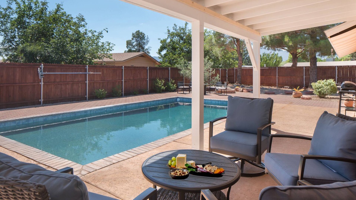 Cottonwood-Verde Village House | Pool, Hot tub, Fire Pit, BBQ ~ Beautiful home with patio living at it's best!