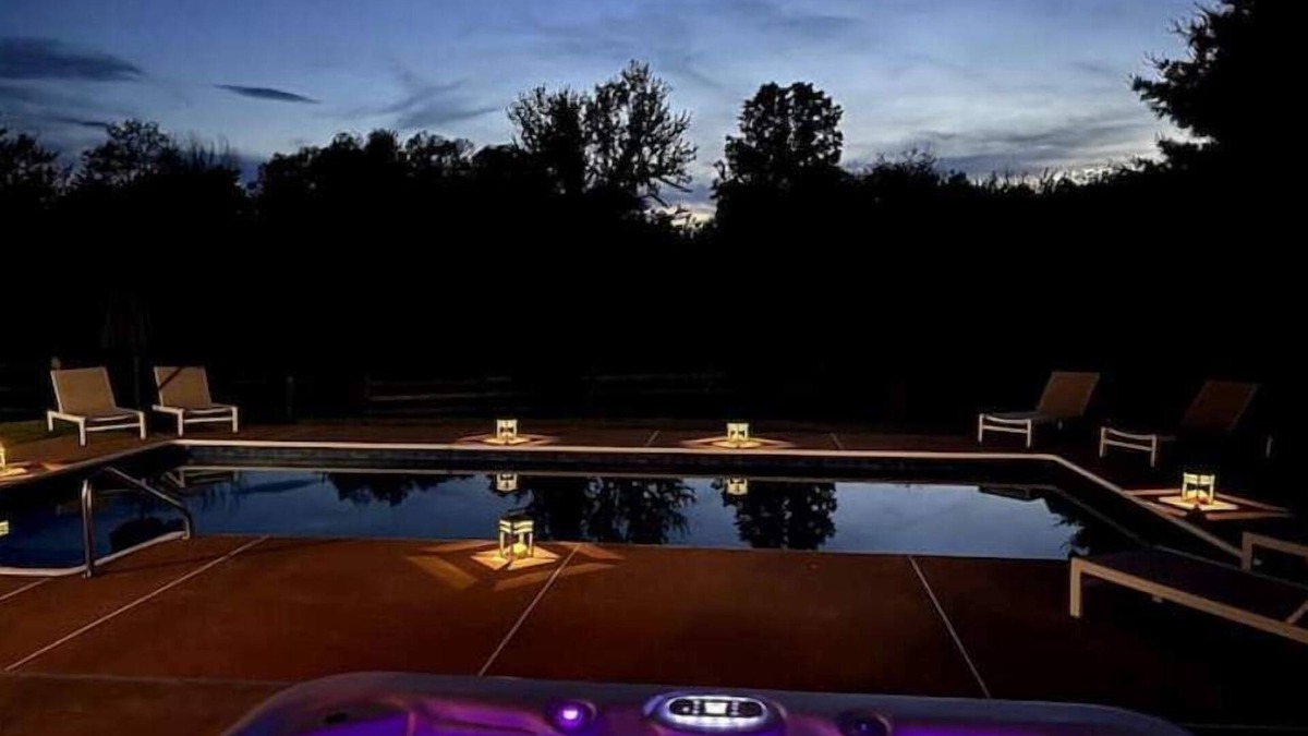 Ghent House | Pool, HotTub, Firepit, Views @ Scenic Country Home