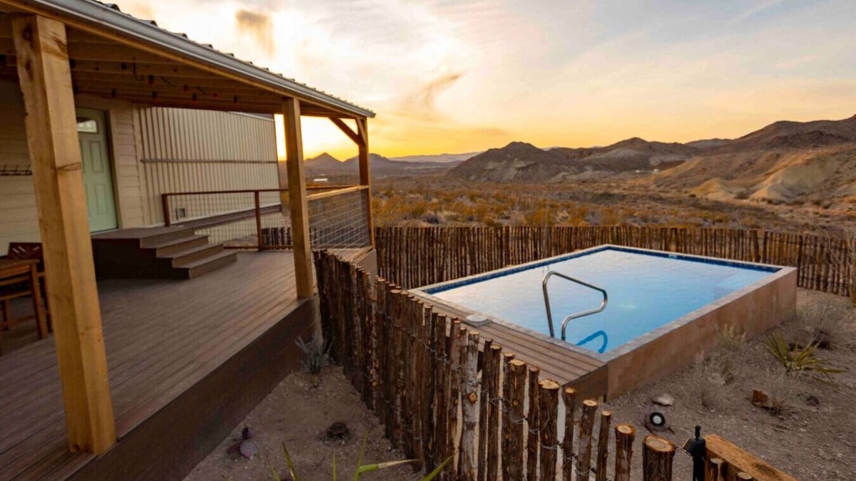 Terlingua House | Pool House #2 2 BDR + 2 Baths + Private Pool