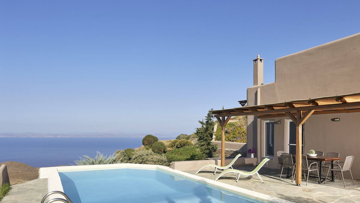Kea House | Pool House-Newly built residence in the closest Cycladic Island to Athens
