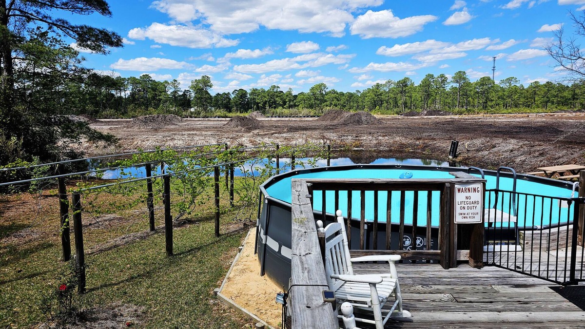 Shallotte House | Pool, pond view and minutes to the beach!