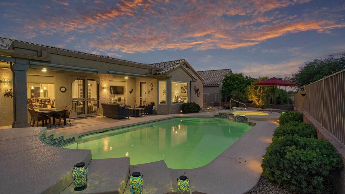 Surprise House | Pool & Spa: Home on Golf Course in Surprise!