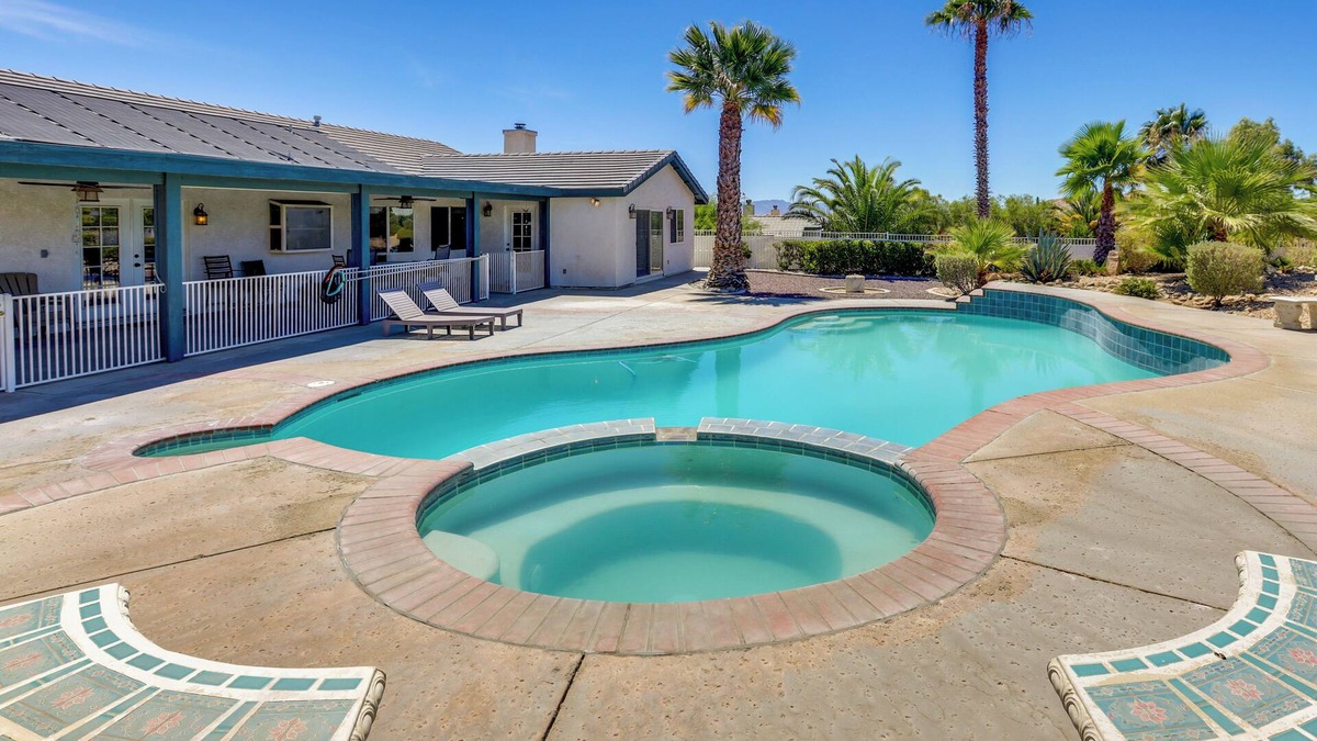 Victorville House | Pool, Spa & Mountain Views: Apple Valley Retreat!