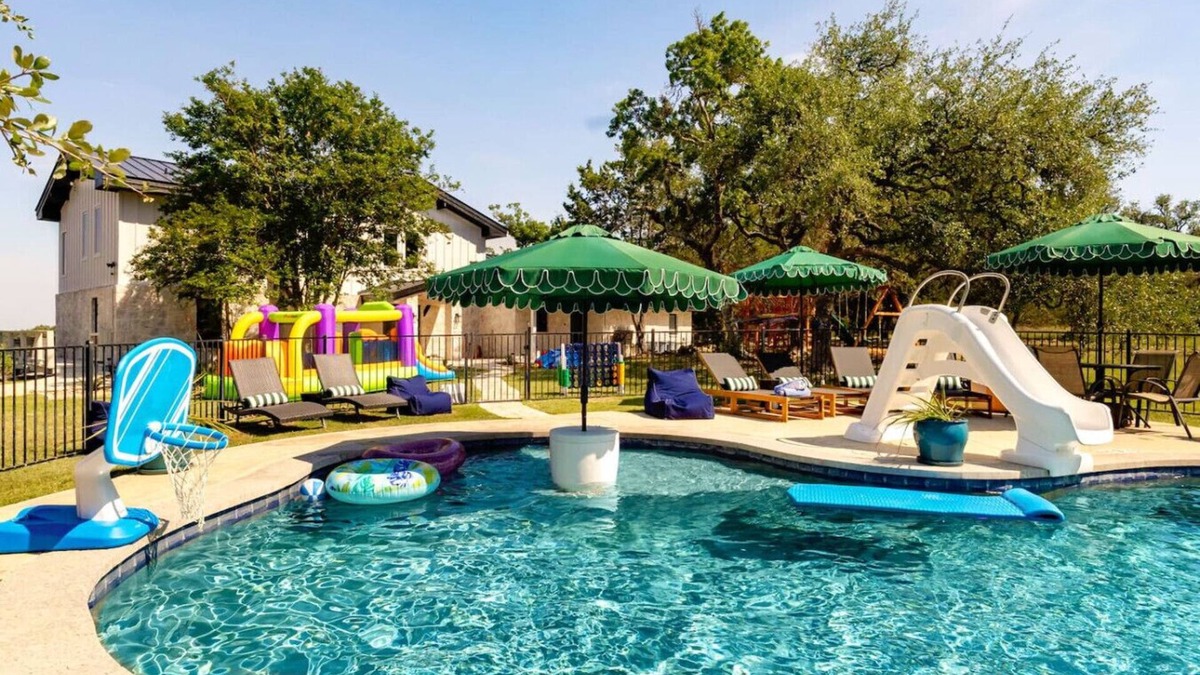 Wimberley House | Pool/Spa, Treenet, Pickle, Game Rm, View, Sleep 24