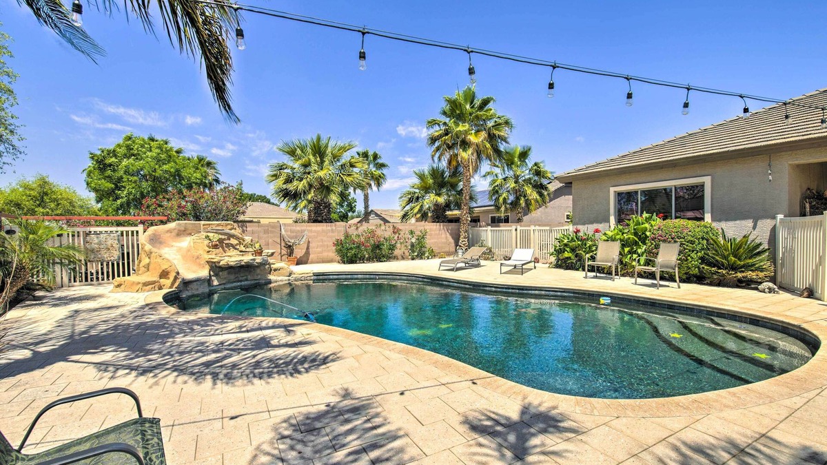 Cortina House | Pool Table, Yard & Grill: Luxe Queen Creek Escape