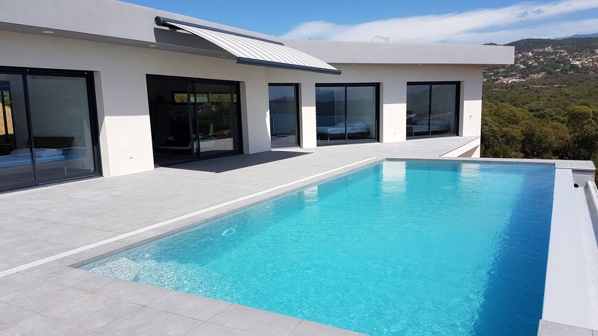 Porticcio Villa | Porticcio Beautiful Villa Sea View, Private Heated Pool, 800m Agosta Beach