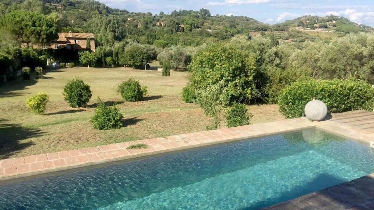 Porto Ercole Villa | Porto Ercole, Tuscany Coast: Classic Charm in Fabulous 18th c. Farmhouse now Chic Designer Villa w P