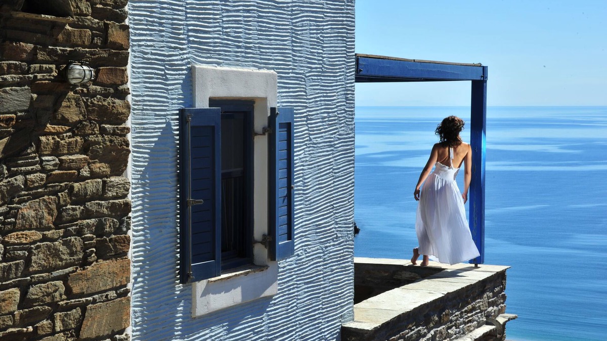 Andros Villa | Presidential Villa with Sea View in Andros