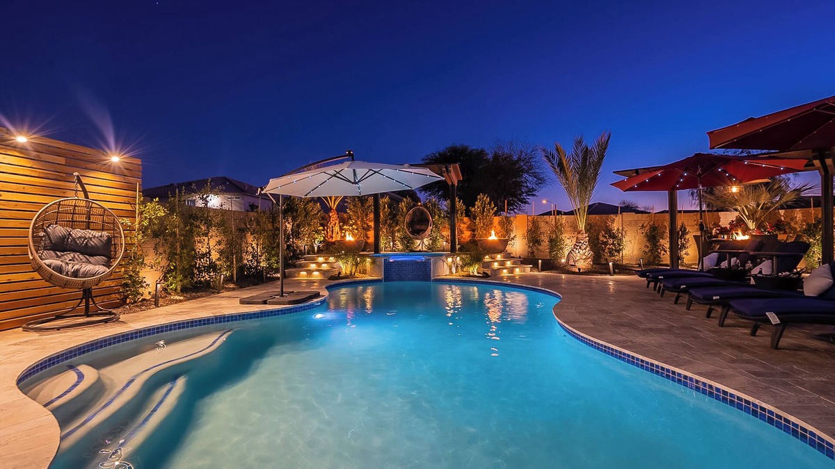 Westgreen Estates House | Pretentious 7Br/4Bath Home w/Heated Pool/250k backyard NEAR StateFarmArena-DUP P