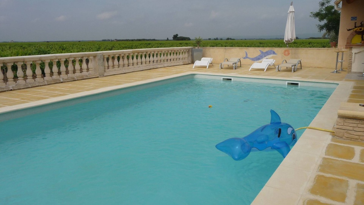 Rasteau Other | Pretty Mas O DI VIN traditional provencal character with pool Rasteau67 M2