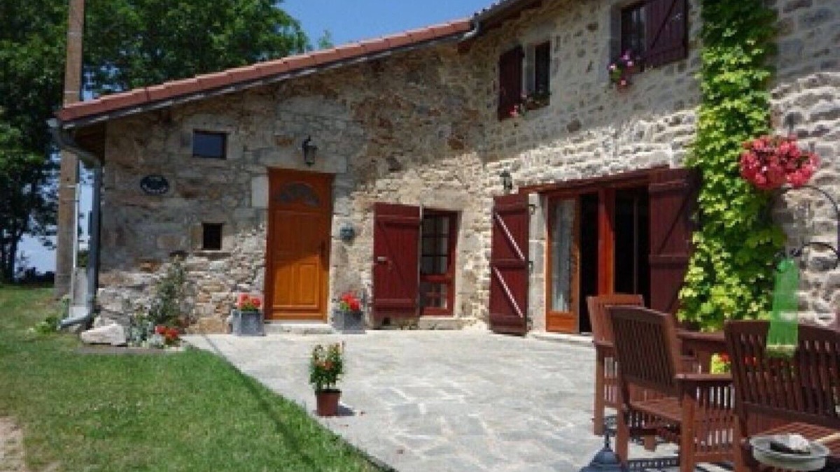 Vernet-la-Varenne Cottage | Pretty Stone House in the mountains of the Livrodoise Forez with beautiful views